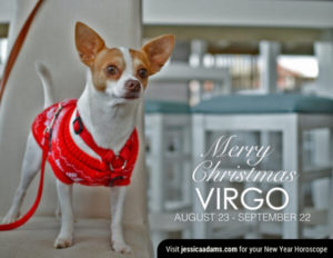 Virgo Christmas gen Dog Animal Astrology Cards 600x464 1 300x232 - Christmas Dog E-Card Collection