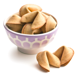 fortune cookies on white - Divination